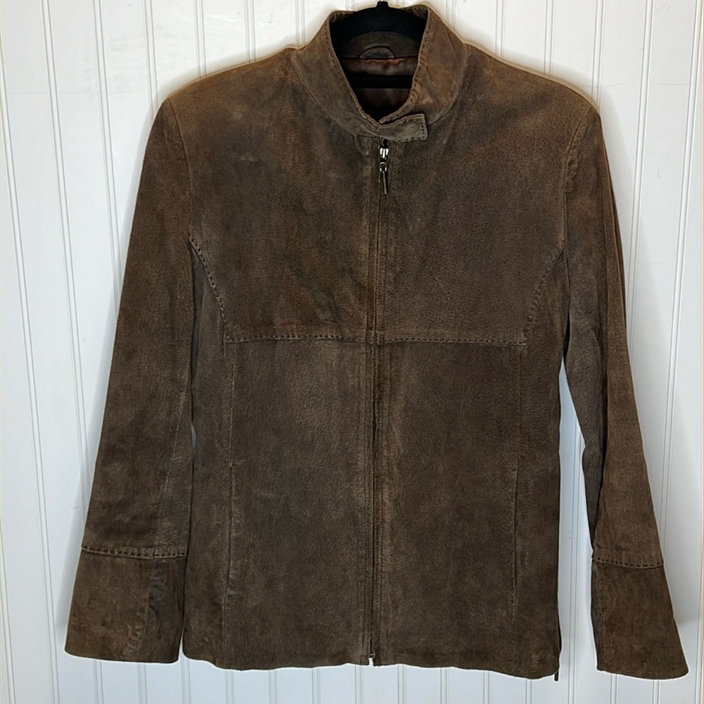Collezione sa Leather Jacket Size Medium